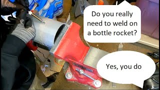 Assembling a 3D Printed Bottle Rocket Process