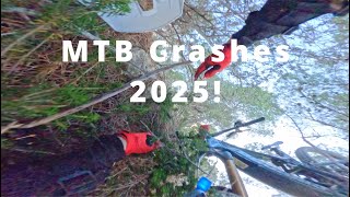 My Best Mountain Biking Crashes Of 2025!
