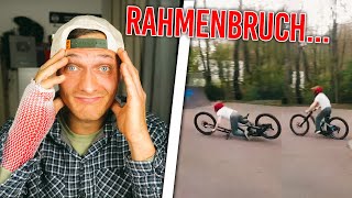 Rahmenbruch, Unterarm gebrochen… Eure Fails...