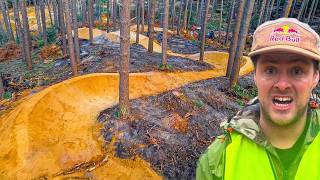 BUILDING AND TESTING A WHOLE NEW BIKE PARK TRAIL!!