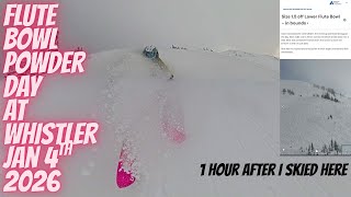 Flute Bowl Powder at Whistler AGAIN!