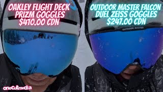 Oakley Flight Deck Prizm Goggles vs Outdoor...