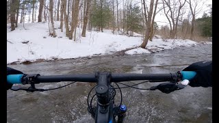 Icy Trails | Winter Mountain Biking at Sprague...