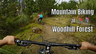 Learning to Ride at Woodhill Forest, New Zealand