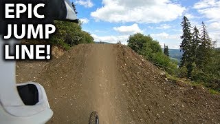 STEAM SHOVEL IS EPIC! Sunpeaks Jump Trail! |...
