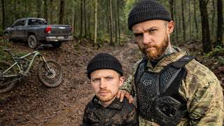 Mountainbike Trails mit meinem unerzogenen Sohn