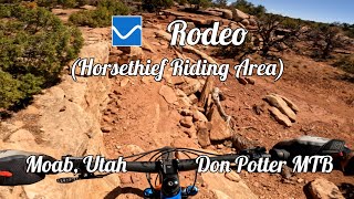 Rodeo at the Horsethief Riding Area in Moab, Utah
