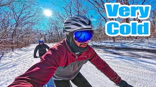 A cold snow day adventure ride in south Kansas...