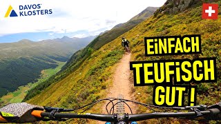 DAVOS KLOSTERS Jakobshorn: Teufi-Trail ⚫ ins...