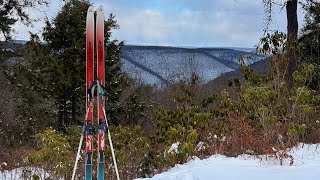 XC Ski - Enjoying Set Ski Tracks on the Pitch...