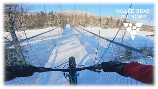 Cette fois-ci on fait du Fatbike dans les...