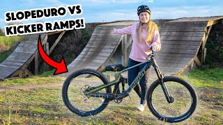 Attempting to ride BIGGER JUMPS on the...
