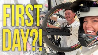 First Day Mountain Biking and BMX Rider Sends...