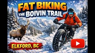 Fatbiking the Boivin Trail in Elkford BC