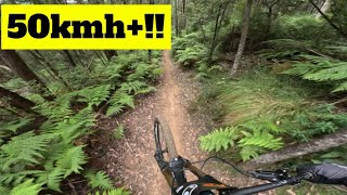 Lap down Narbethong DH track