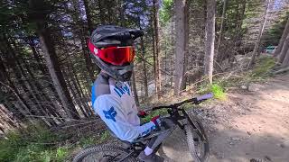 RAW DOWNHILL TRAINING - SO STEEP!