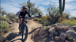 Seeking Solitude At Hawes Trails Arizona, On A...