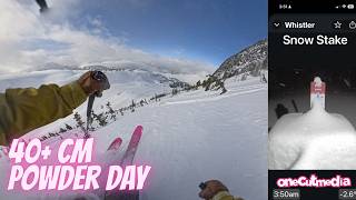 40+ CM Powder Day at WhistlerBlackcomb