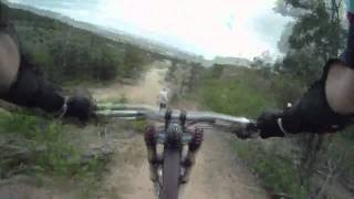 Dylan follows me down end of BoG @ You Yangs....