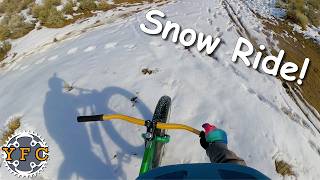 Ripping Snow on the Fat Bike for the First...