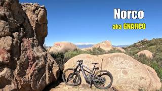 Big Boulder Drop Lines in Norco (AKA Gnarco)