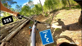 555 | Blue trail | Málaga mountains - Spain