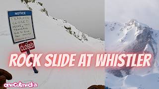 Big Rock Slide at Whistler but the zone is...