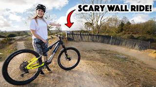 I rode this SCARY wall ride feature at Phoenix...
