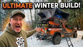 Winter Camping Adventure | Building the...