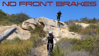 Riding with No Front Brakes! 3/23/26