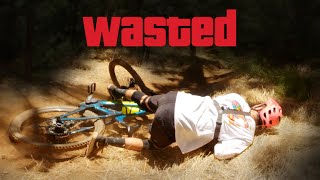 First Time Mountain Biker CRASHES Hard