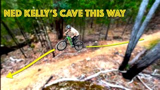 Mountain biking from Beechworth to Eldorado....