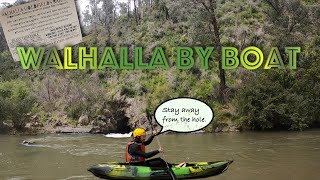 Kayaking the Thomson river.