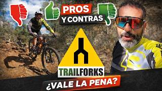 La verdad sobre TRAILFORKS ‍♂️​ Pros y...