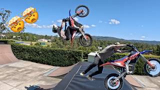 I MADE JAIE TOOHEY BACKFLIP MY E-MOTO ON A BMX...