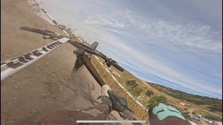 **Gnarly crash** 2nd place Sea Otter Downhill Run 