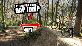 ATTEMPTING A GIANT 40FT GAP JUMP WAS SCARY!