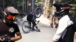 Downhill Anfänger im Bikepark Whistler -...