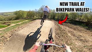 Riding Bikepark Wales Brand New Trail!