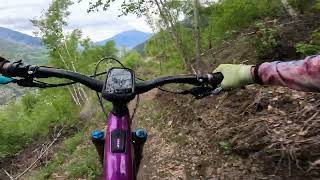 Visperterminen to Vips trails, POV, eMTB,...