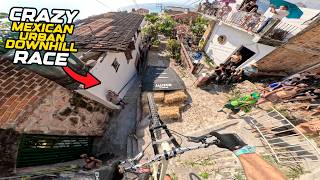 CRAZY URBAN MTB DOWNHILL RACE IN MEXICO -...