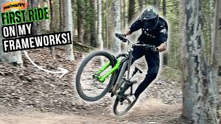 FIRST RIDE - FRAME WORKS ENDURO MTB | Jack Moir