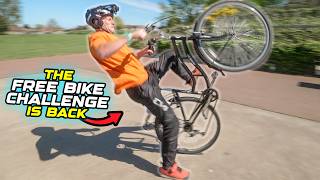 THE FREE BIKE CHALLENGE - LADIES BIKE GETS...