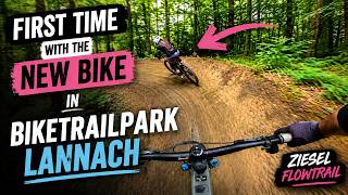 First time with the new bike in BikeTrailPark...