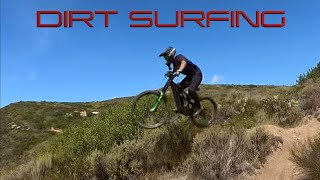Dirt Surfing our local trails ran into a fat...