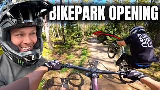 RIDING THE NEWEST BIKEPARK IN SWEDEN - OPENING DAY