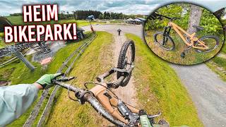 Das ERSTE MAL im HEIM BIKEPARK 2026! (auf dem...