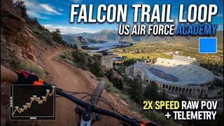 Falcon Trail Loop Full 13 Mile Raw POV at 2x...