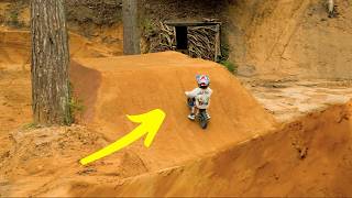 WE BUILT A BEGINNER LINE OF MTB JUMPS!!