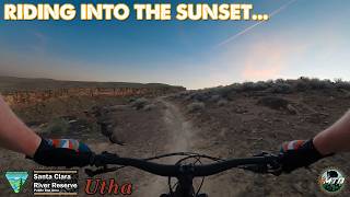 Riding into the Sunset in Utah...
